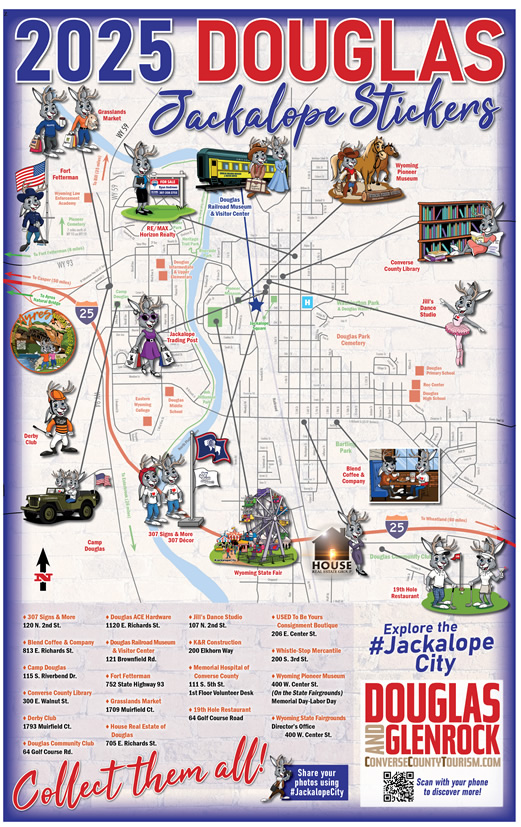 jackalope collectible sticker locations