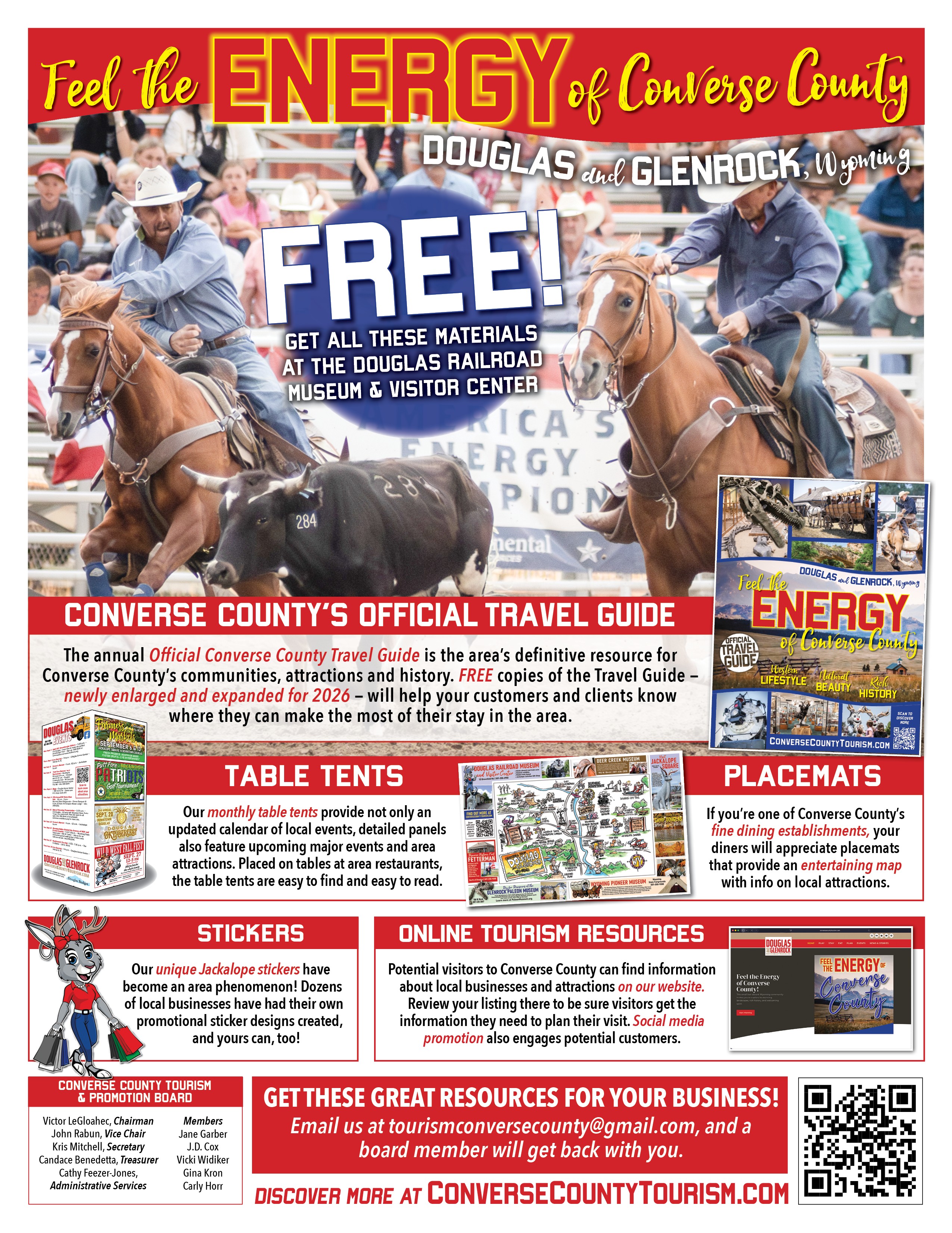 Converse County Tourism Business Flyer Page 1