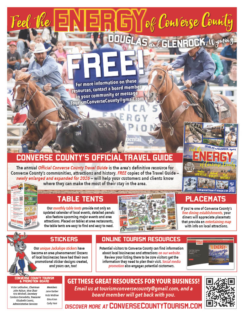 Converse County Tourism Business Flyer Page 1