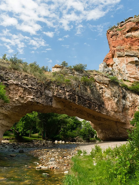Ayres Natural Bridge Park near Douglas, Wyoming