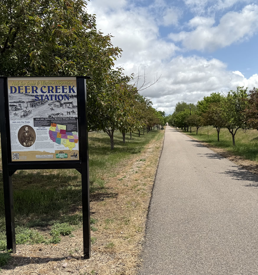 Historic Glenrock Wyoming and emigrant trails