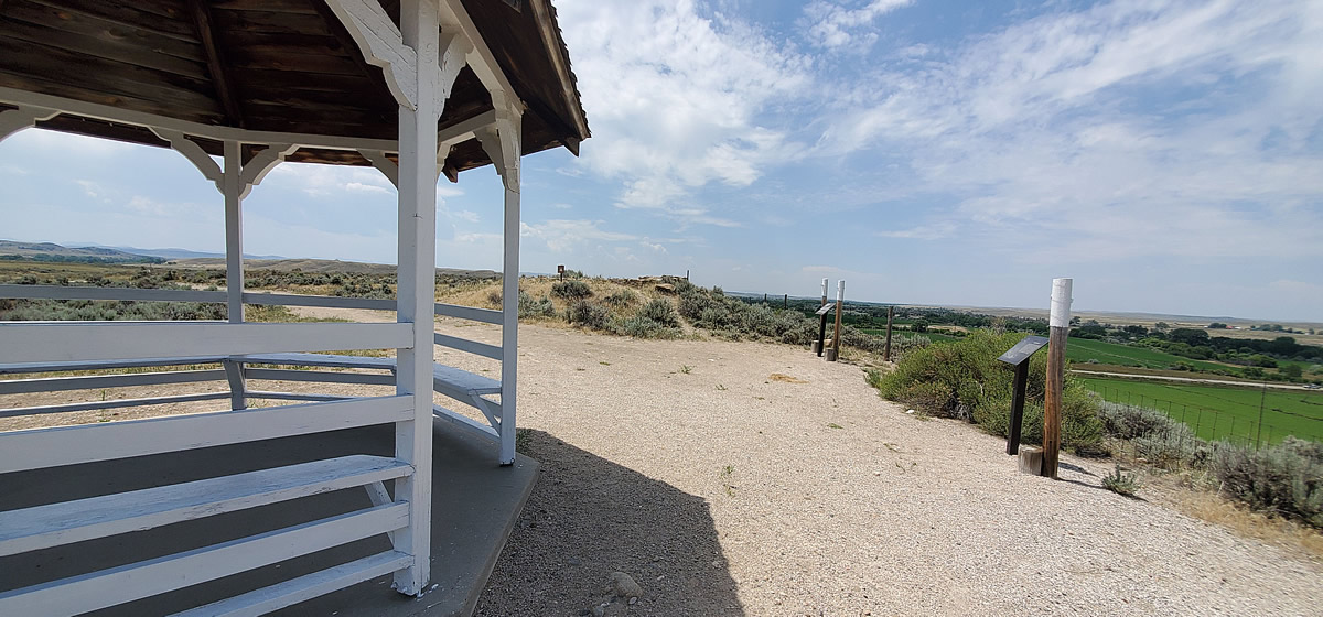 fort fetterman wyoming fort gazebo walk