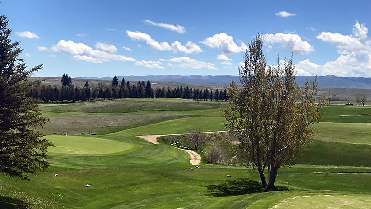 Golfing in Converse County, Wyoming